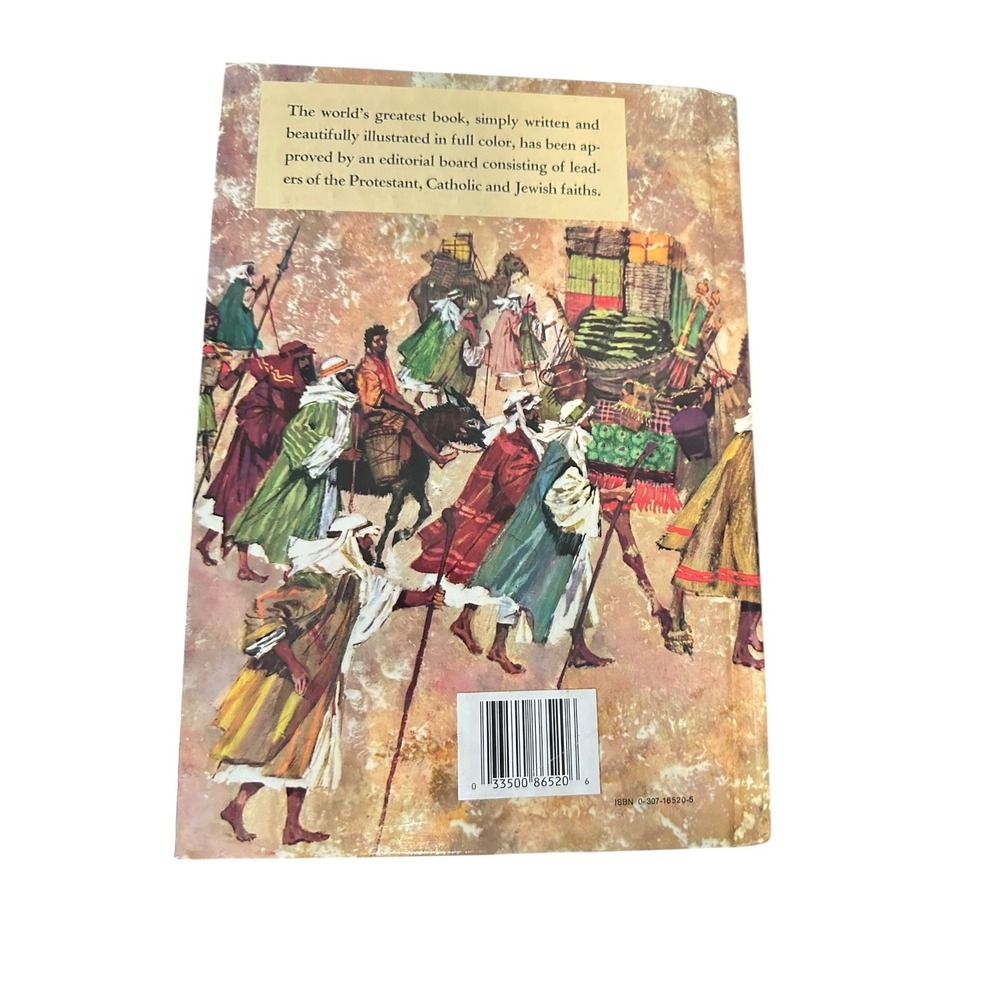 The Childrens Bible Illustrated Hardcover Book Golden Press Western Publishing